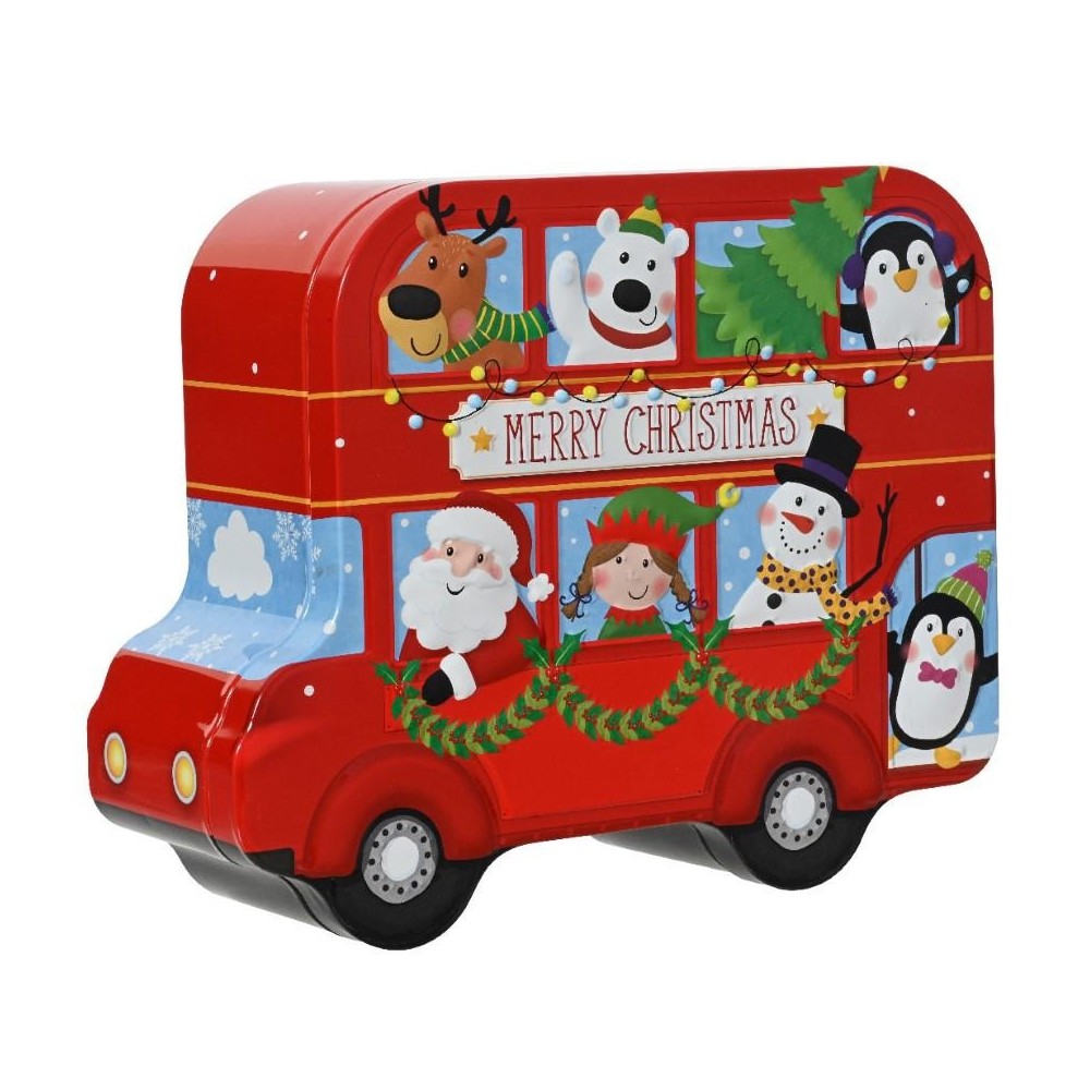 SCATOLA LATTA FORMA PULMINO NATALIZIO L.19